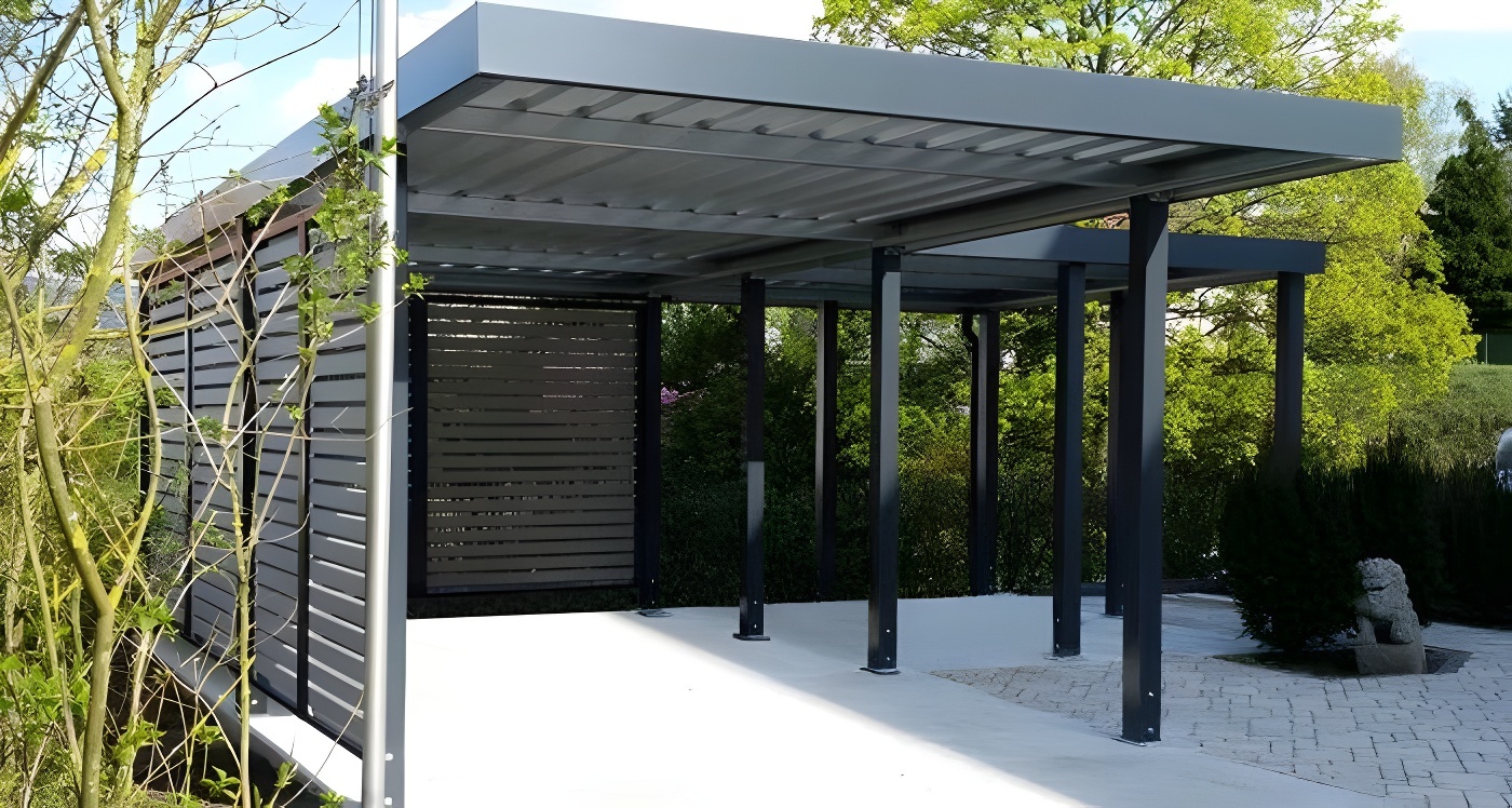 Хай-тек автонавес из поликарбоната для машин Современный автонавес с крышей из поликарбоната